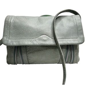DAY & MOOD Anthropologie Womens  pastel Green Crossbody Mini Bag